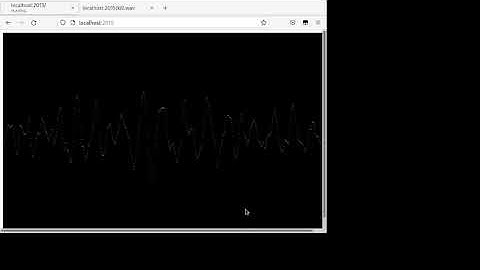 p5js - Audio Visualizer in the Browser (Hard to See)