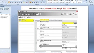 Connect Mercedes Star Diagnose C4 (SDCONNECT) by LAN and WLAN