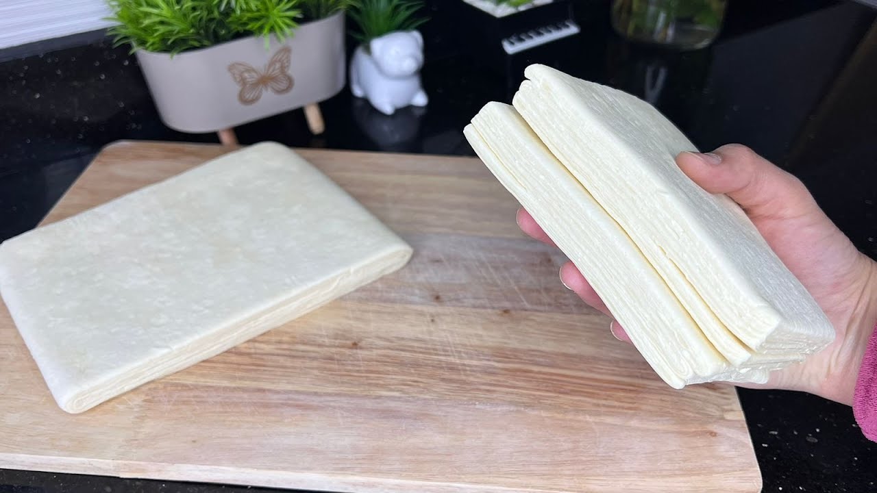 اسهل طريقة لتحضير العجينة المورقة ناجحة و سريعة مع طريقة الاحتفاض بيا طيلة شهر رمضان👌