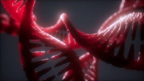 Loop Double Helical Structure of Dna Strand Close-up Animation | Motion Graphics - Videohive
