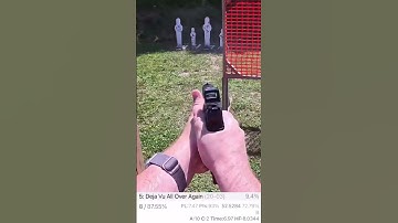 My first A run!! #competitiveshooting #uspsacarryoptics #waltherpdp #training #competitionday