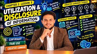 Chapter 2 – Lesson 3 | Utilization and Disclosure of Information | Eng. Ahmed Yasser