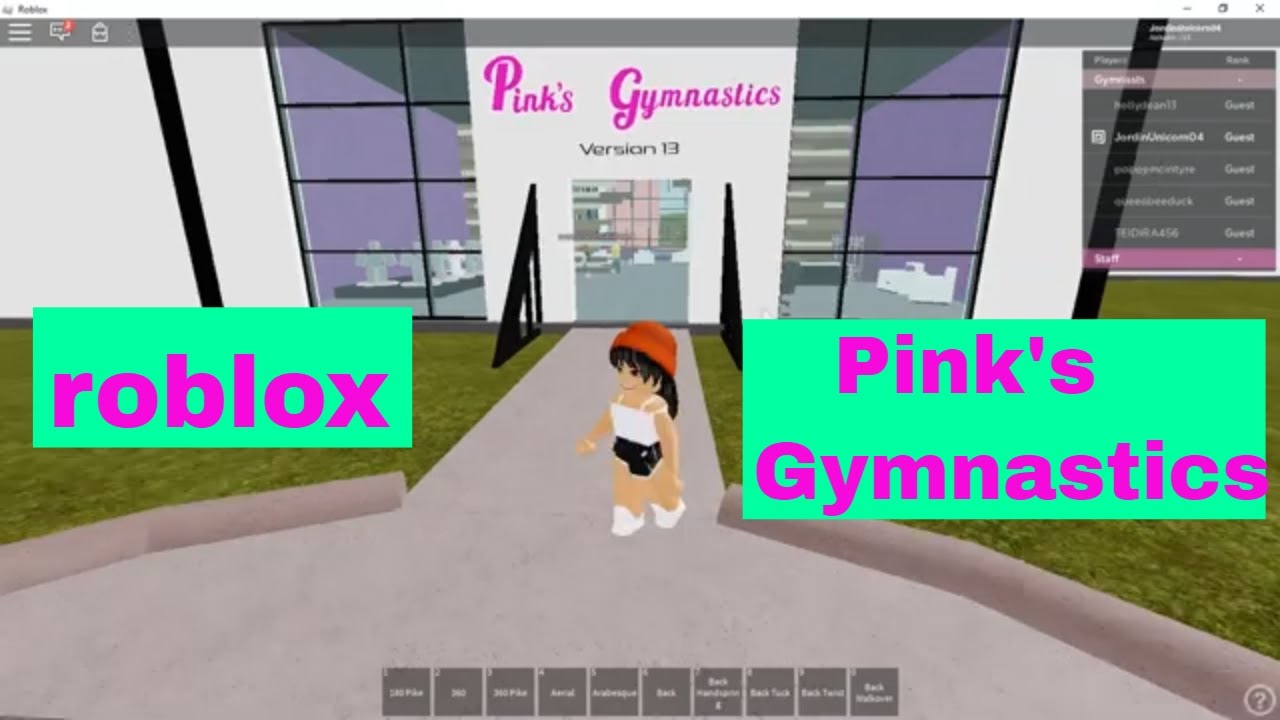 🥇Roblox Pink's Gymnastics Game Play What is the best Gymnastics Game