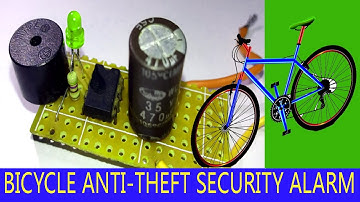 Bicycle Security Alarm using 555 ic । Bicycle Anti-theft security alarm