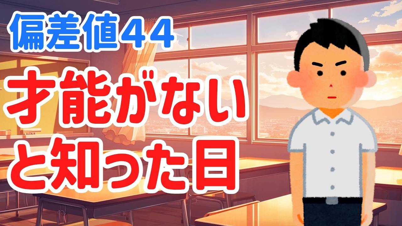 残酷にも才能の壁を知ったとき、人はどうなるか