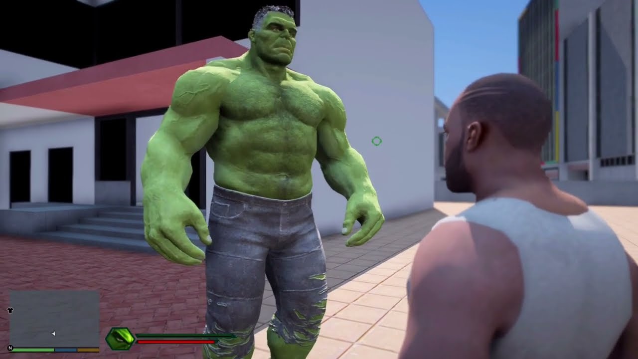 FRANKLIN BECOME RED HULK TO FIGHT HULK IN INDIAN BIKE DRIVING 3D