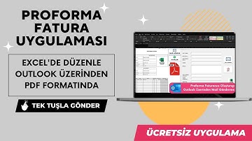 #Excel Proforma Fatura Uygulaması - Excel Teklif Programı - Teklif Mail Gönderme - Ücretsiz Uygulama