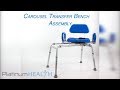 Platinum Health Carousel Premium Sliding Transfer Bench with Swivel Seat Assembly