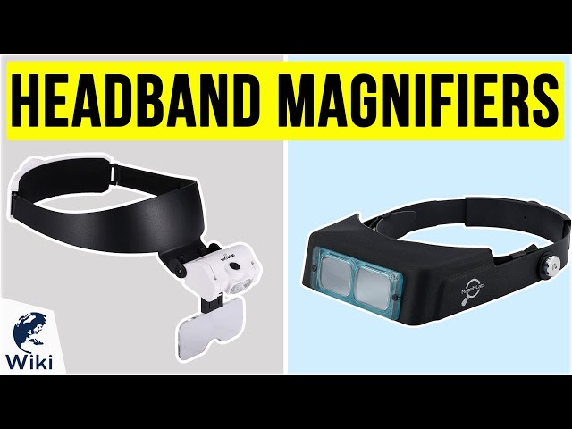 Illuminated Visor Headband, Magnifiers