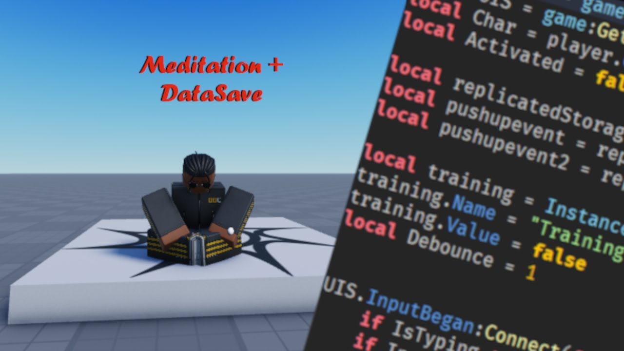 Advanced Meditation System with Data Saving | Roblox Studio Giveaway ...