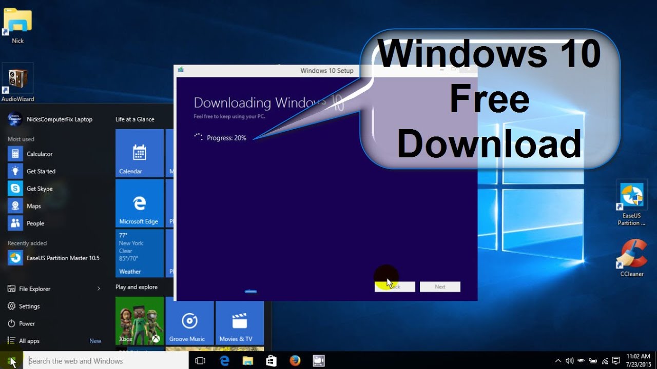 Step by step instructions to Download Software For Windows 7 