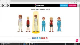 Creating Comics Using Pixton