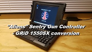 ALIENS Sentry Gun Controller - GRiD 1550SX conversion - Colonial Marine Laptop