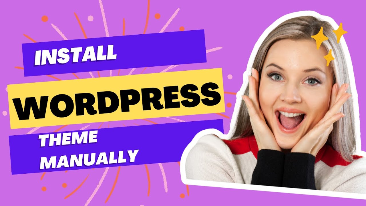 install wordpress theme - YouTube