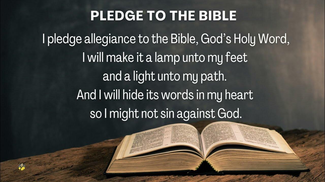 Pledge to the Bible - YouTube