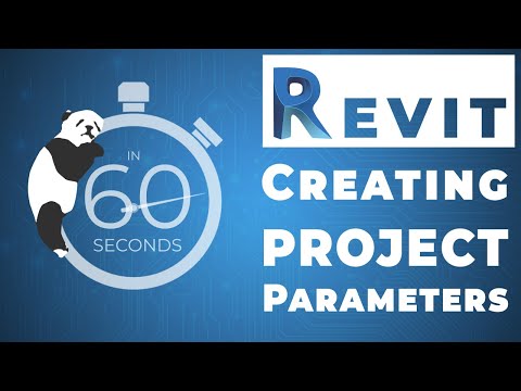 REVIT Tips: How to Create a custom Project Parameter in 60 seconds