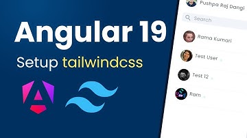 How to Add Tailwind CSS to Angular 19 – Easy Setup Tutorial  | .NET 9 Chat App #angular19 #dotnet9