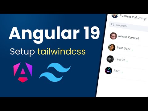 How to Add Tailwind CSS to Angular 19 – Easy Setup Tutorial  | .NET 9 Chat App #angular19 #dotnet9
