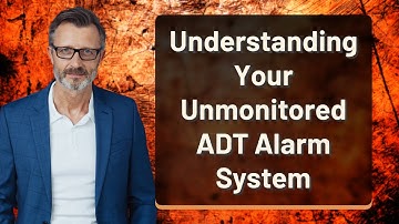 Understanding Your Unmonitored ADT Alarm System