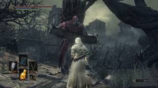 Dark Souls 3 Fun - Winning A Staring Contest Against A Manservant