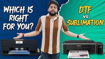 DTF vs Sublimation Printing EXPLAINED Which Is BEST for Your Clothing Brand? #sublimation #dtf #gift