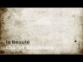 La minute de posie  la beaut charles baudelaire