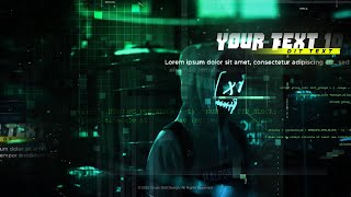 Futuristic Cyber Slideshow | Premiere pro | Free