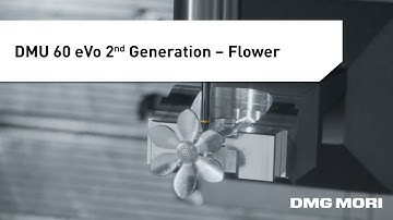 Full-Length Precision Machining Process of a Flower on the DMU 60 eVo 2nd Generation