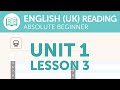 British English Reading for Absolute Beginners - Reading the Train Schedule