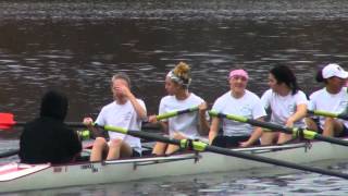 RPI Crew Woman's Novice 8 Launch Head of the Fish 2012