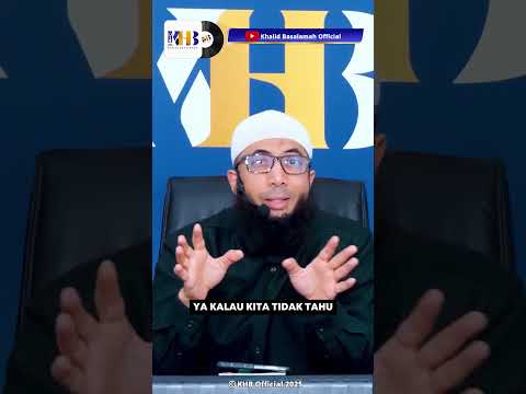 KEUTAMAAN ORANG YANG MENUTUP AIB SAUDARA MUSLIM - KHALID BASALAMAH