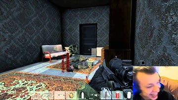 DayZ StandAlone Funny Moments - Poor Guy Spawned Into M4 Rounds!!