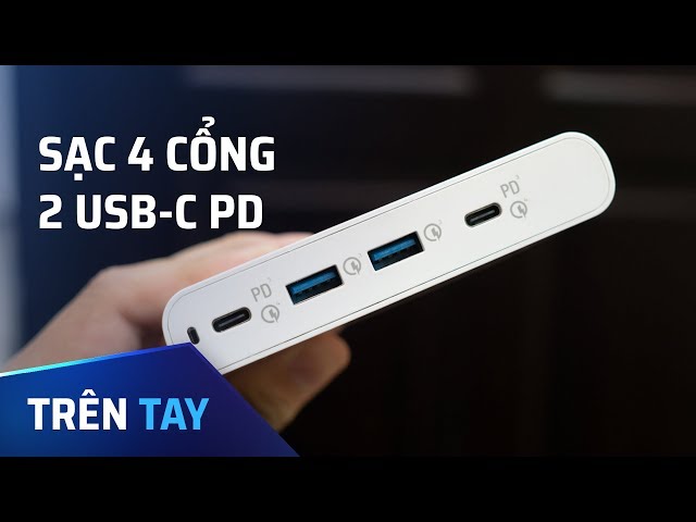 Cục sạc vừa đẹp vừa có 2 cổng USB-C PD