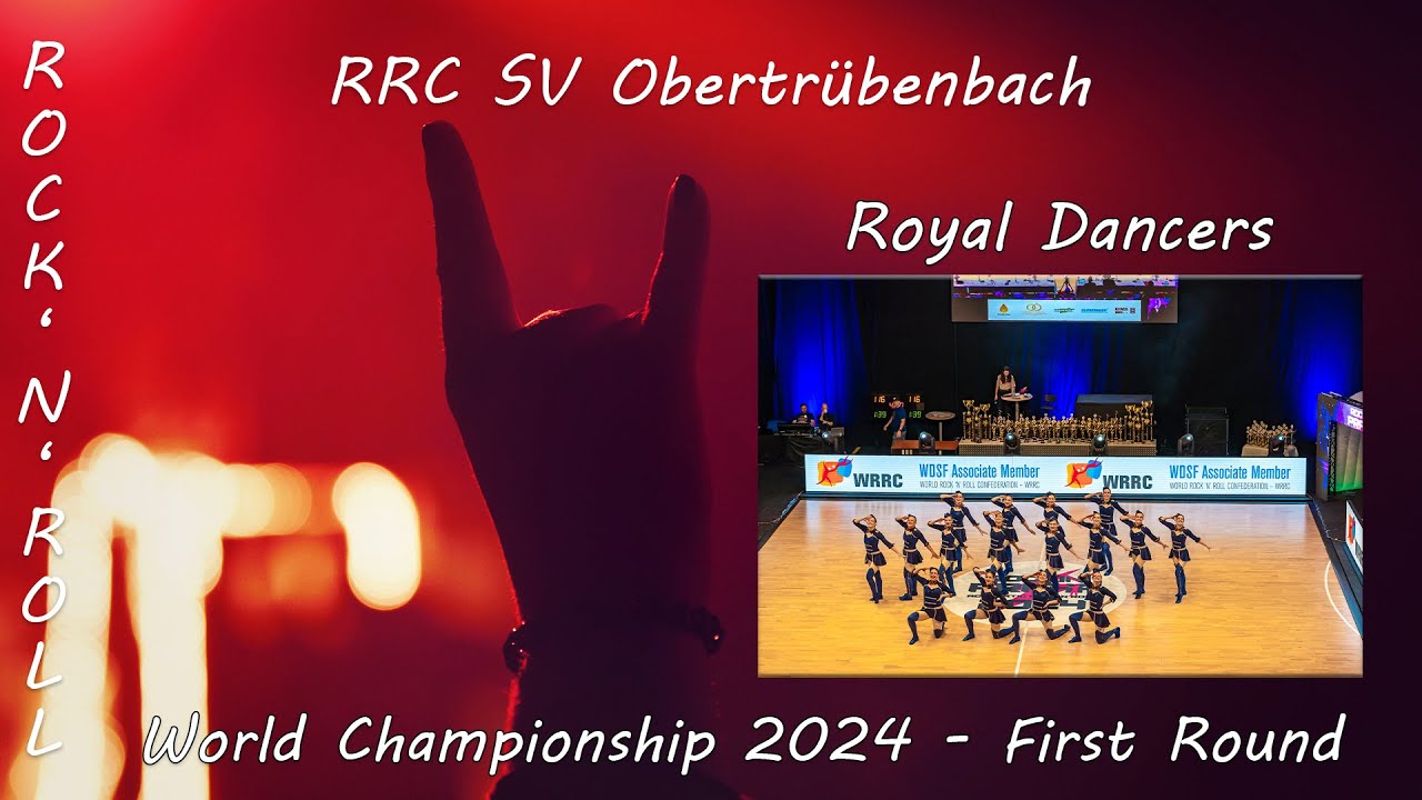 Royal Dancers at the world championship prague first round🖤❤️💛