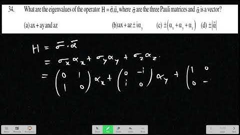 Mastering Quantum Mechanics: Solve JEST Physics Questions with Ease! Part 9|Eigenvalues of Operator