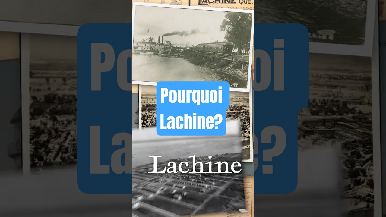 Pourquoi Lachine s'appelle Lachine... comme le pays! #Shorts #histoire #montreal #lachine