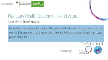 Lecture #6 - Examples of Transformation