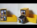 Easy Cardboard Craft Ideas | Cara Membuat Lemari Dari Kardus | DIY Desktop Organizer From Cardboard