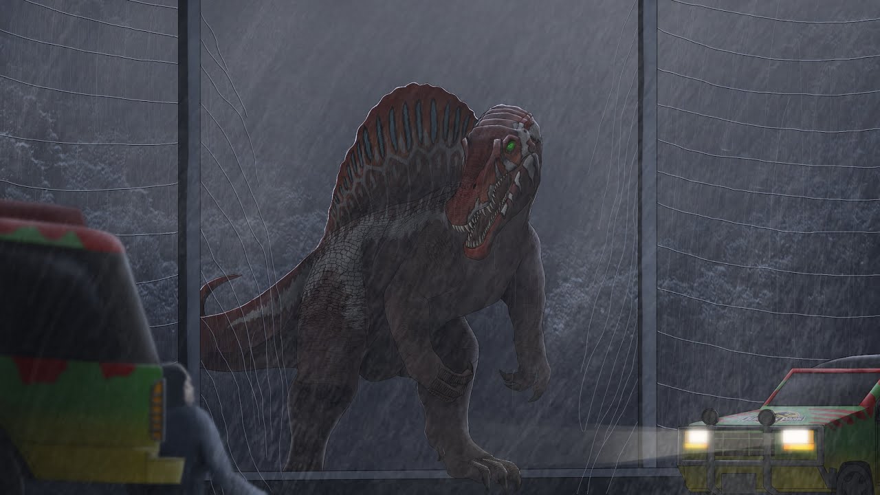 А что, если бы спинозавр заменил Рекси в «Парке Юрского периода»?