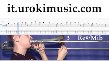 Corso di Trombone Charlie Puth - Attention Tablature Tab Parte#1 Esercita um-i276