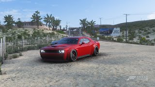 Dodge Challenger Srt Hellcat - Forza Horizon 5 | Steering Wheel | Drift