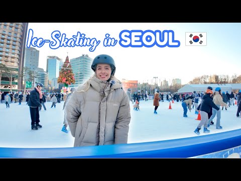Seoul Winter Activities Outdoor Ice Skating Namdaemun Market 