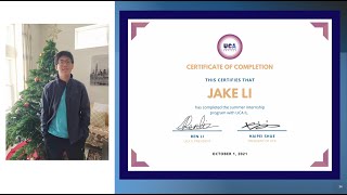 2021 UCA-IL Intern Presentation: Jake Li