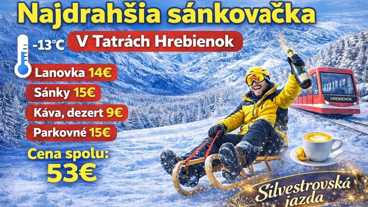53 € za sánkovačku?! Toto je Hrebienok realita 😳
