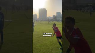 He will never forget this day! The Super Sub 👊🏼#footballshorts #mehransdinosaurs #football #goal