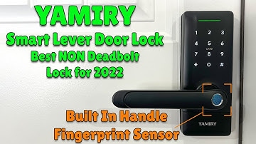 Yamiry Smart Lever Smart Door Lock - Best Smart Lock For 2022