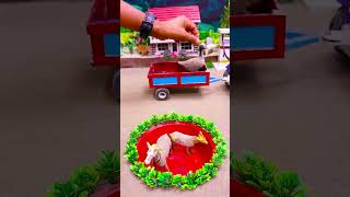 mini tractor video | mini water pump science project #ytshorts #cartoon #tractor