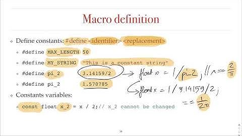 Kĩ thuật lập trình - Ch03 - Macro