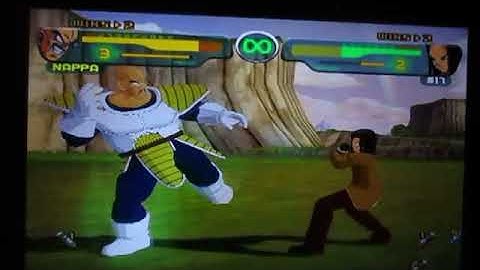 Dragon Ball Z Budokai(Gamecube)-Nappa vs Android 17 II