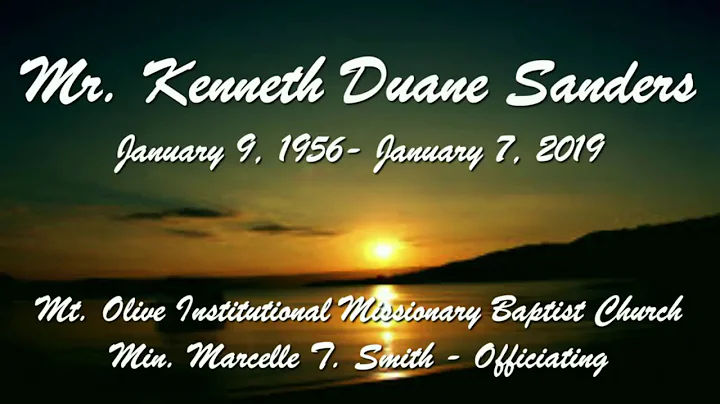 Homegoing Celebration of Mr. Kenneth (Kenny) Sanders